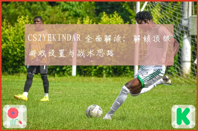 CS2YEKINDAR 全面解读：解锁顶级游戏设置与战术思路